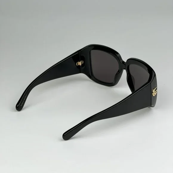 Gucci GG1402S 001 BRAND NEW Sunglasses Black Grey Women  display picture 2